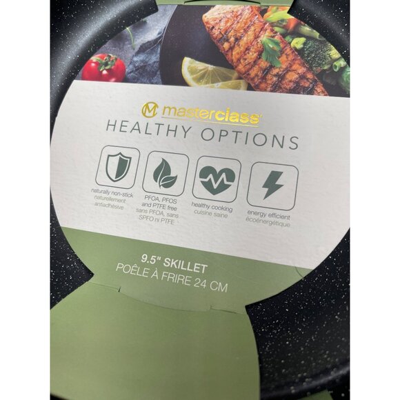 Master Class Healthy Options Non-Stick Skillet Set 8"/9.5"/11" PFOA & PFOS New - Picture 4 of 8